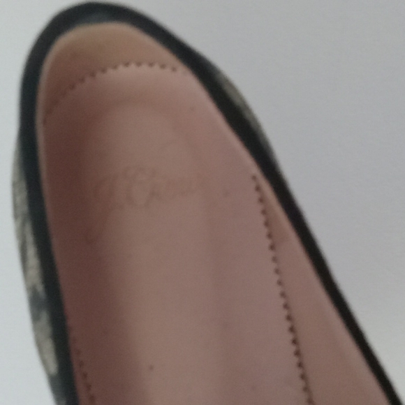 J. Crew Cheetah Jaquard Smoking Loafers - Picture 3 of 7